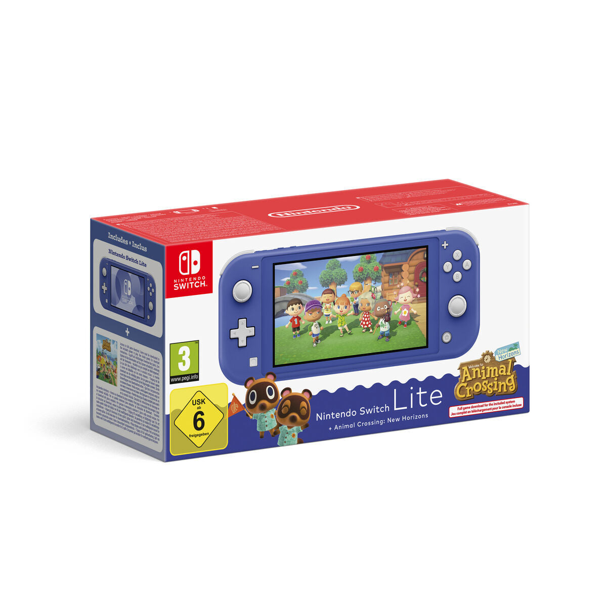 Nintendo Switch Lite + Animal Crossing Nintendo 45496546120 Blue