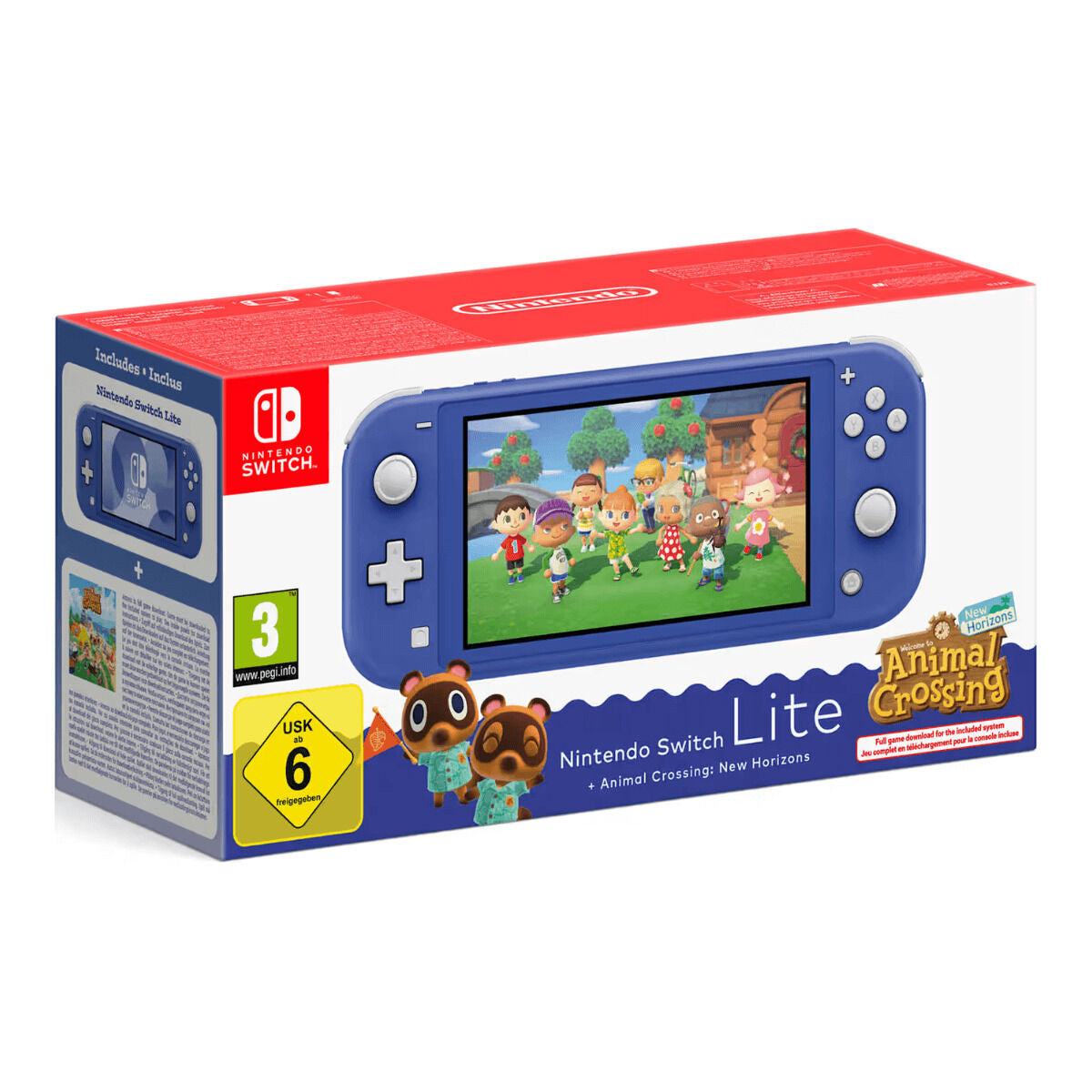 Nintendo Switch Lite + Animal Crossing Nintendo 45496546120 Blue