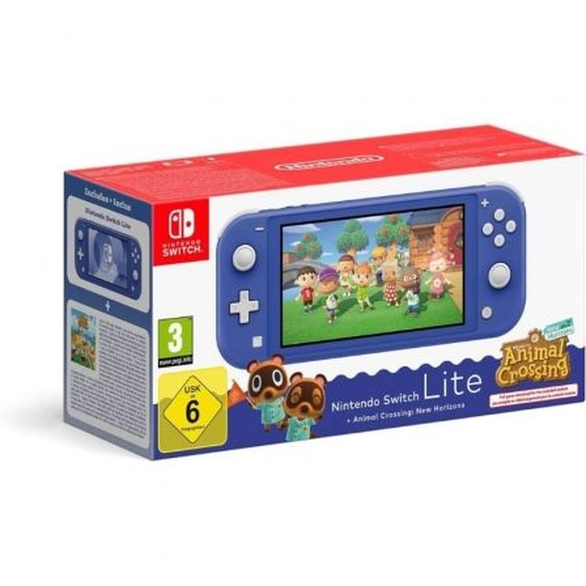 Nintendo Switch Lite + Animal Crossing Nintendo 45496546120 Blue