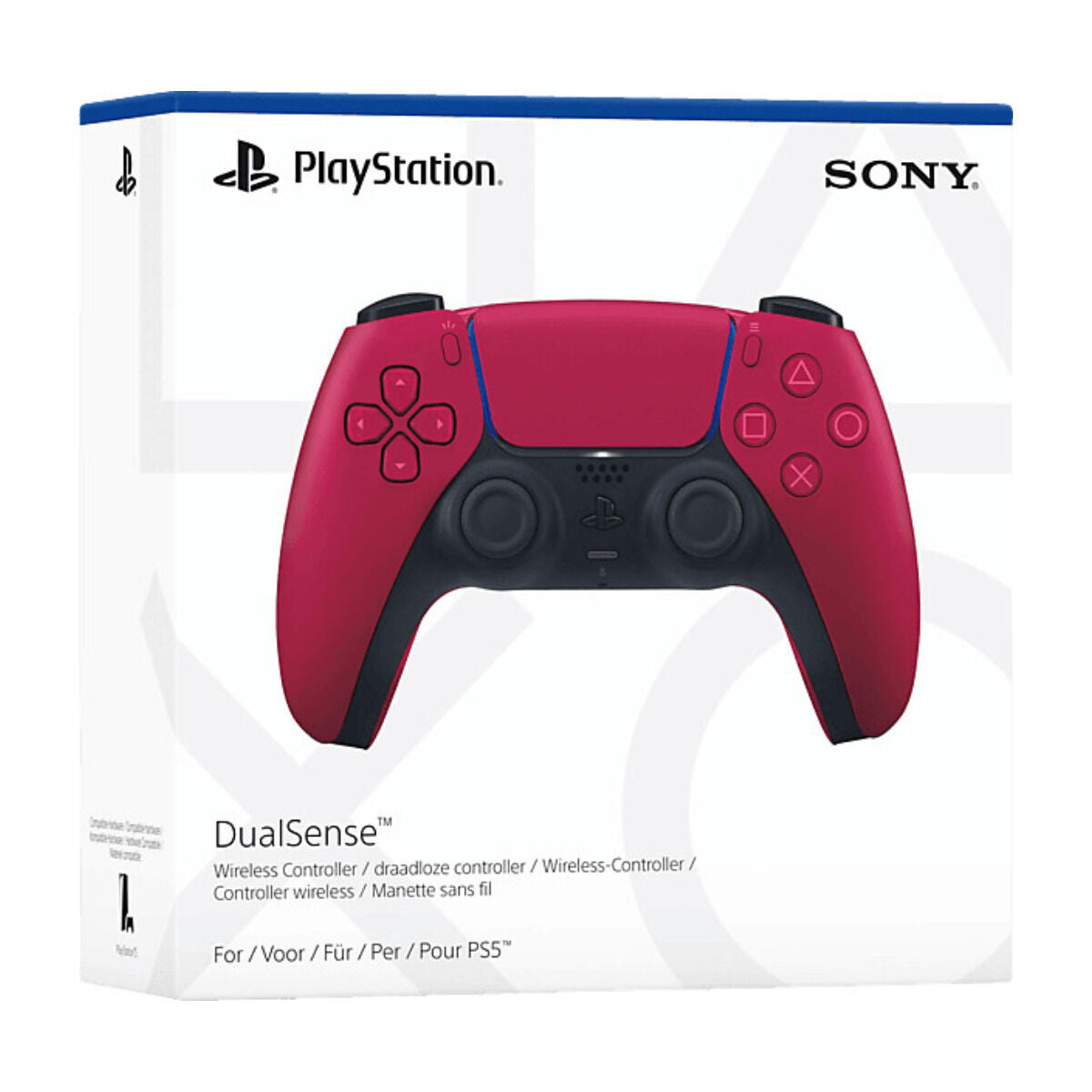 PS5 DualSense Controller Sony 699521 Cosmic Red Red