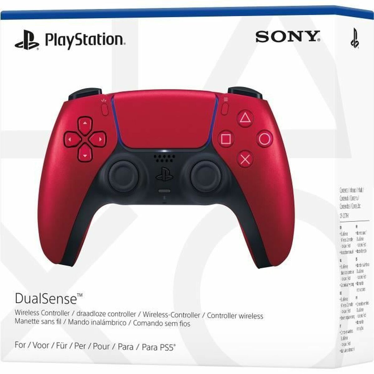 PS5 DualSense Controller Sony Deep Earth - Volcanic Red